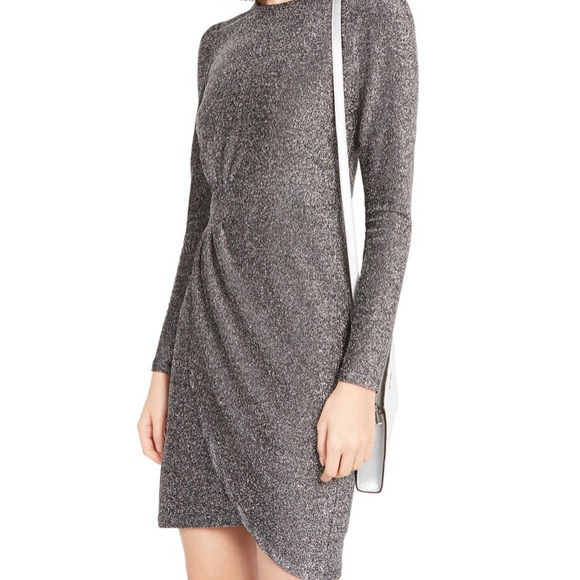 MK Gunmetal Mini Wrap dress - Picture 1 of 7